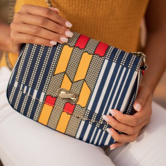 Ankara Print Crossbody Bag (Limited Edition) - Picture 7 of 15